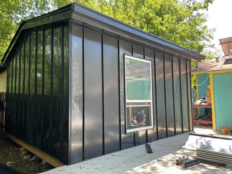 Black standing seam metal wall panels for Metal Roof Installation in Mount Lebanon