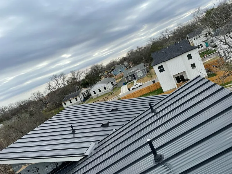 Standing seam metal roof panels with vents for Skylight Repair in Mount Lebanon